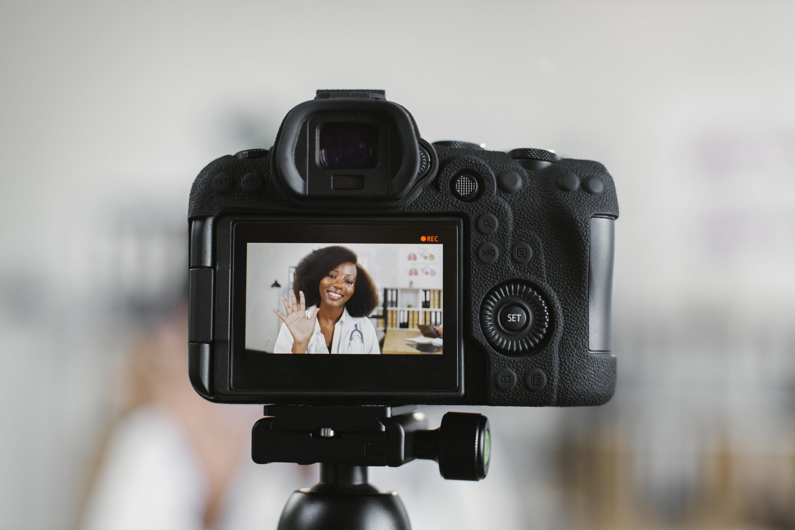 GO Get Organised blog - brining your business to life with video. image of a camera recording a lady.